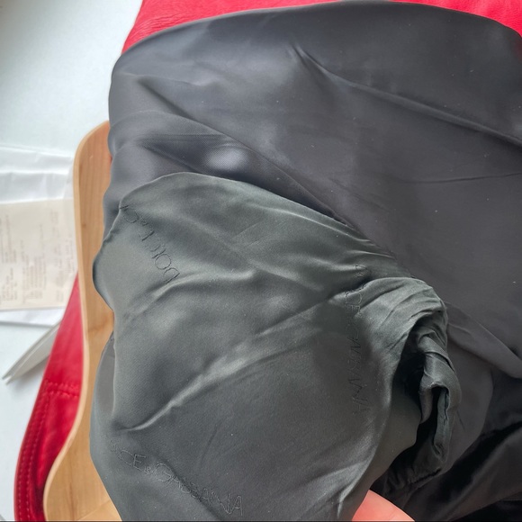 D&G Dolce & Gabbana Leather Motorcycle Jacket - Picture 17 of 17